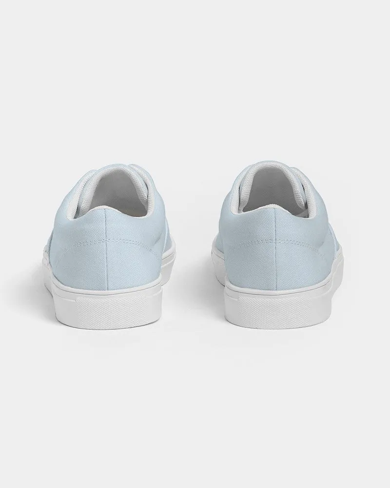 Pale Cyan Men's Canvas Sneakers | Men's | Bright Pale Cyan | C10M0Y0K0