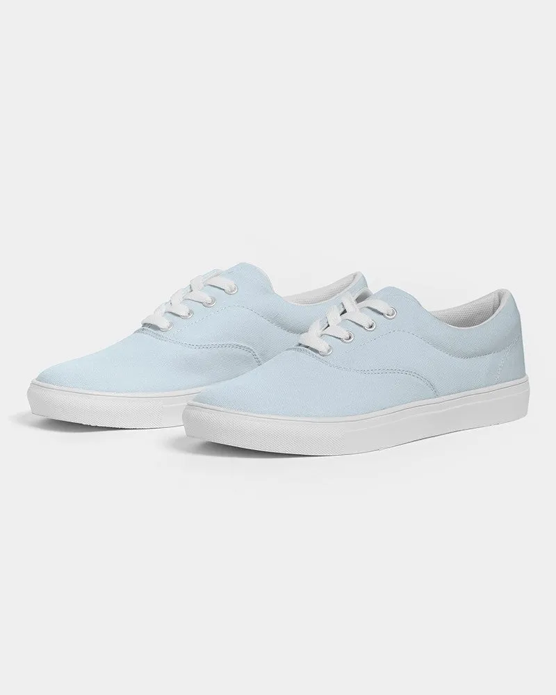 Pale Cyan Men's Canvas Sneakers | Men's | Bright Pale Cyan | C10M0Y0K0