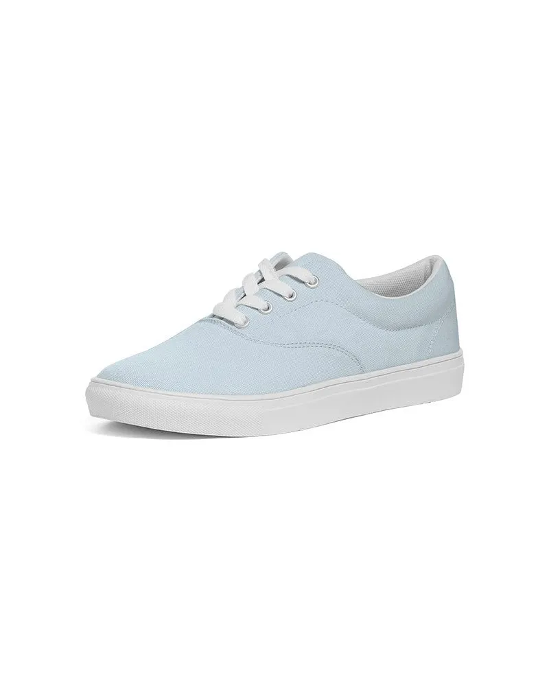 Pale Cyan Men's Canvas Sneakers | Men's | Bright Pale Cyan | C10M0Y0K0