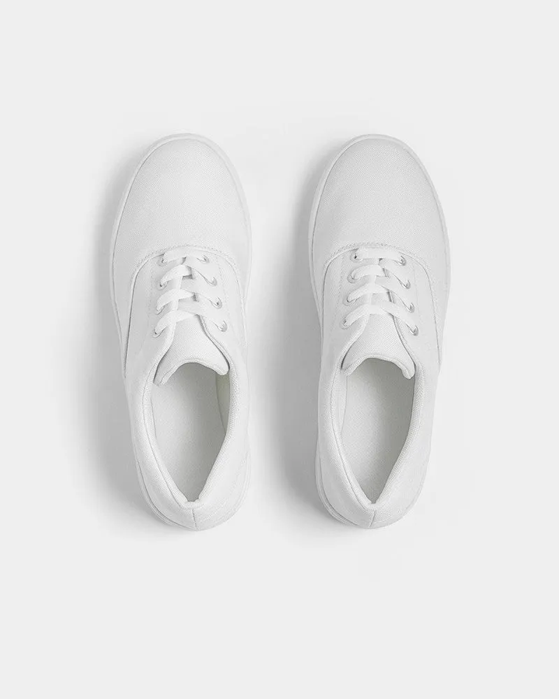 Pale White Women's Canvas Sneakers | Women's | White | C0M0Y0K0