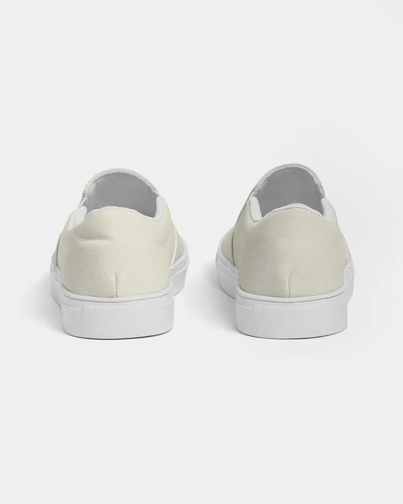 Pale Yellow Slip-On Canvas Sneakers | Men's | Bright Pale Yellow | C0M0Y10K0