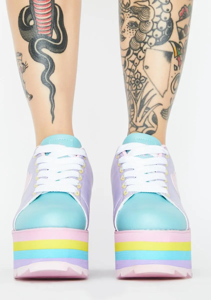 Pastel Lala Platform Sneakers