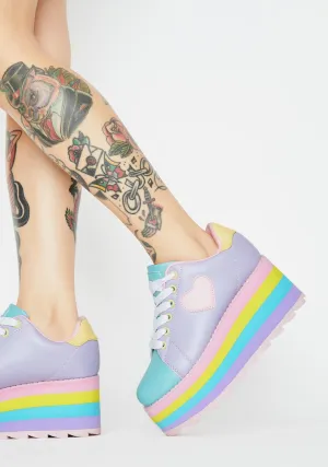 Pastel Lala Platform Sneakers