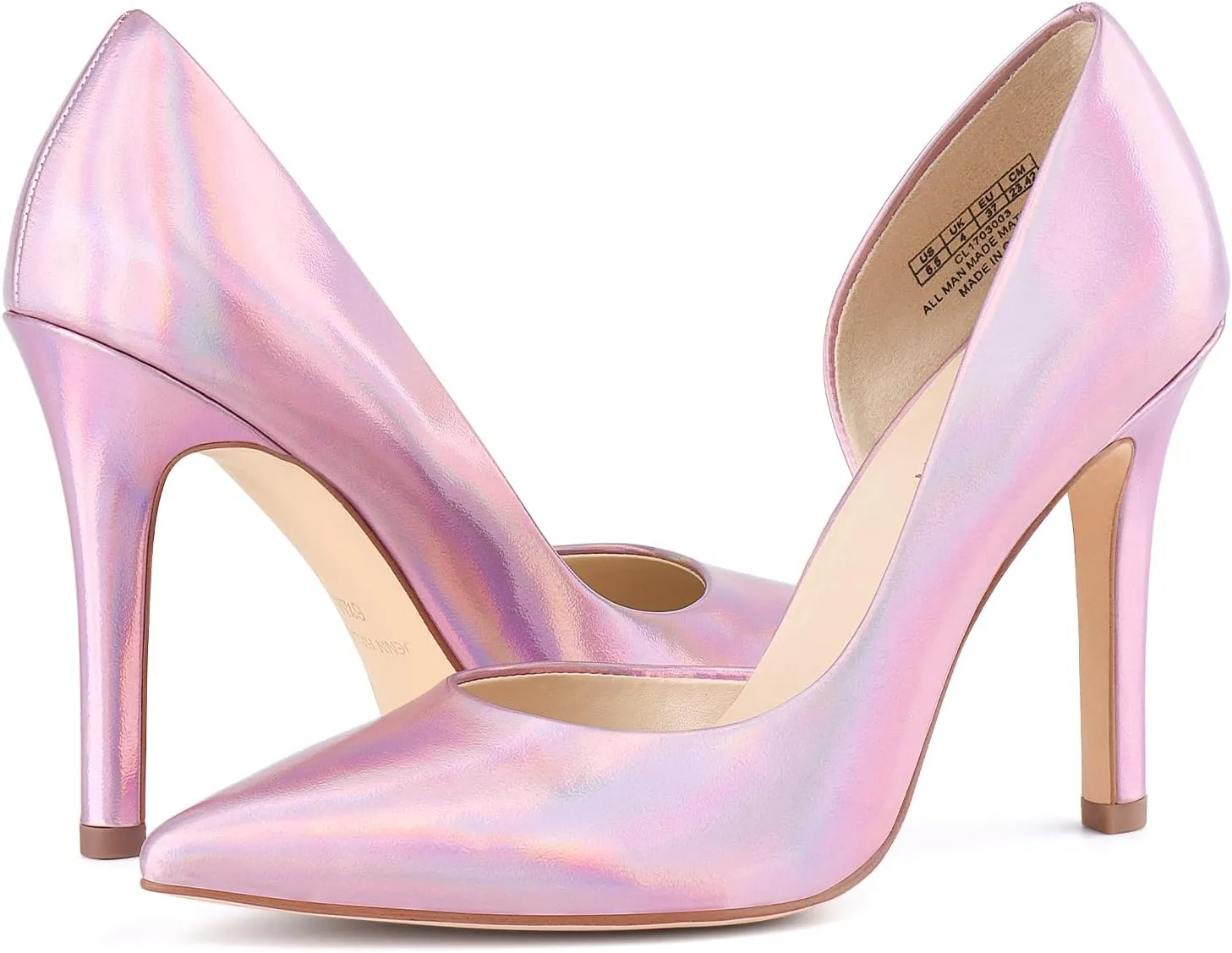 Pink Classic 4 Inch Stiletto Fashion Heel Pumps