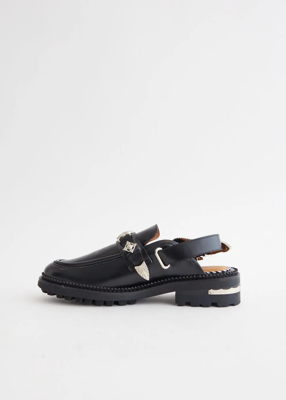 Polido Sling Back Loafers