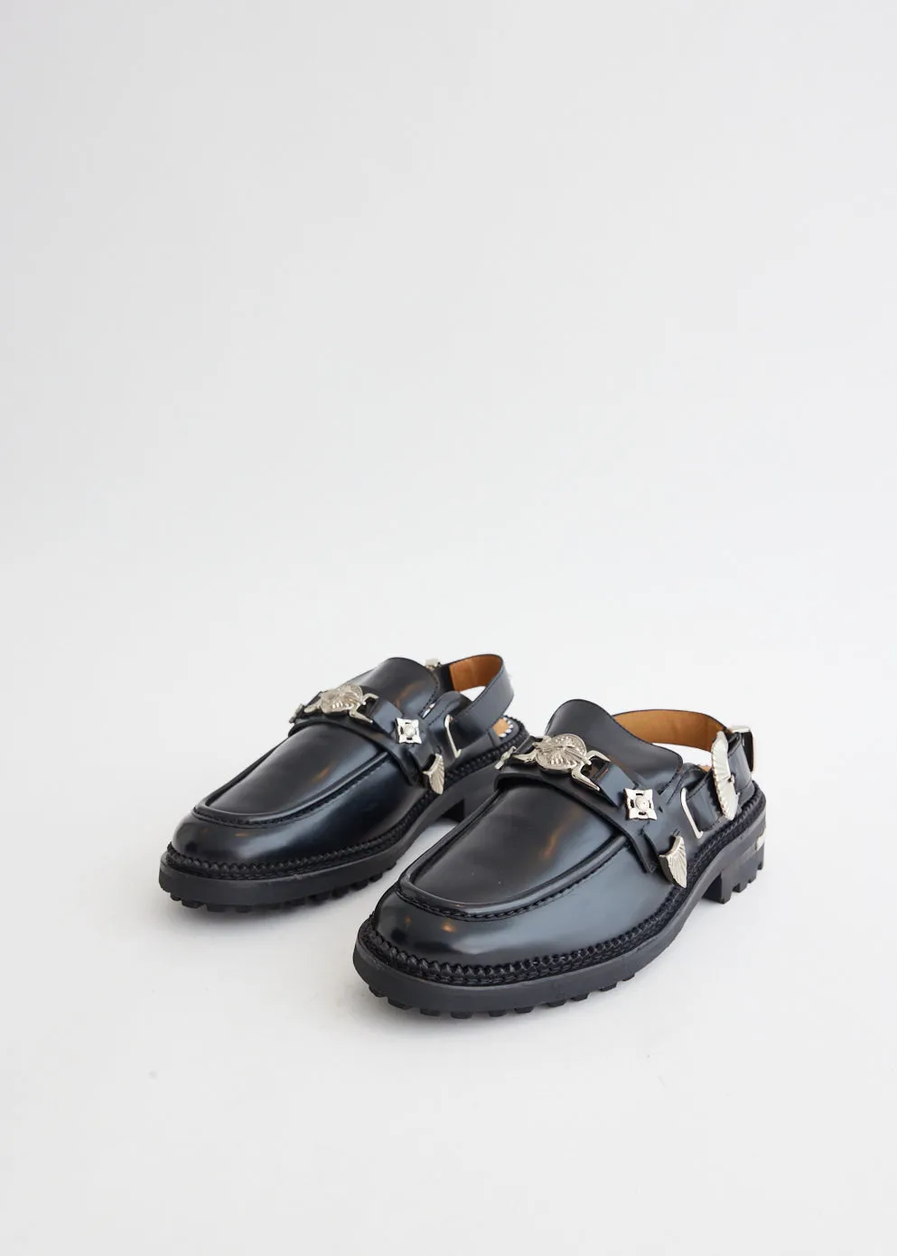 Polido Sling Back Loafers