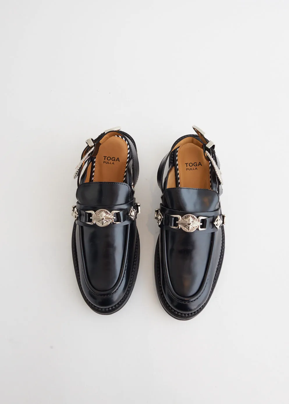 Polido Sling Back Loafers