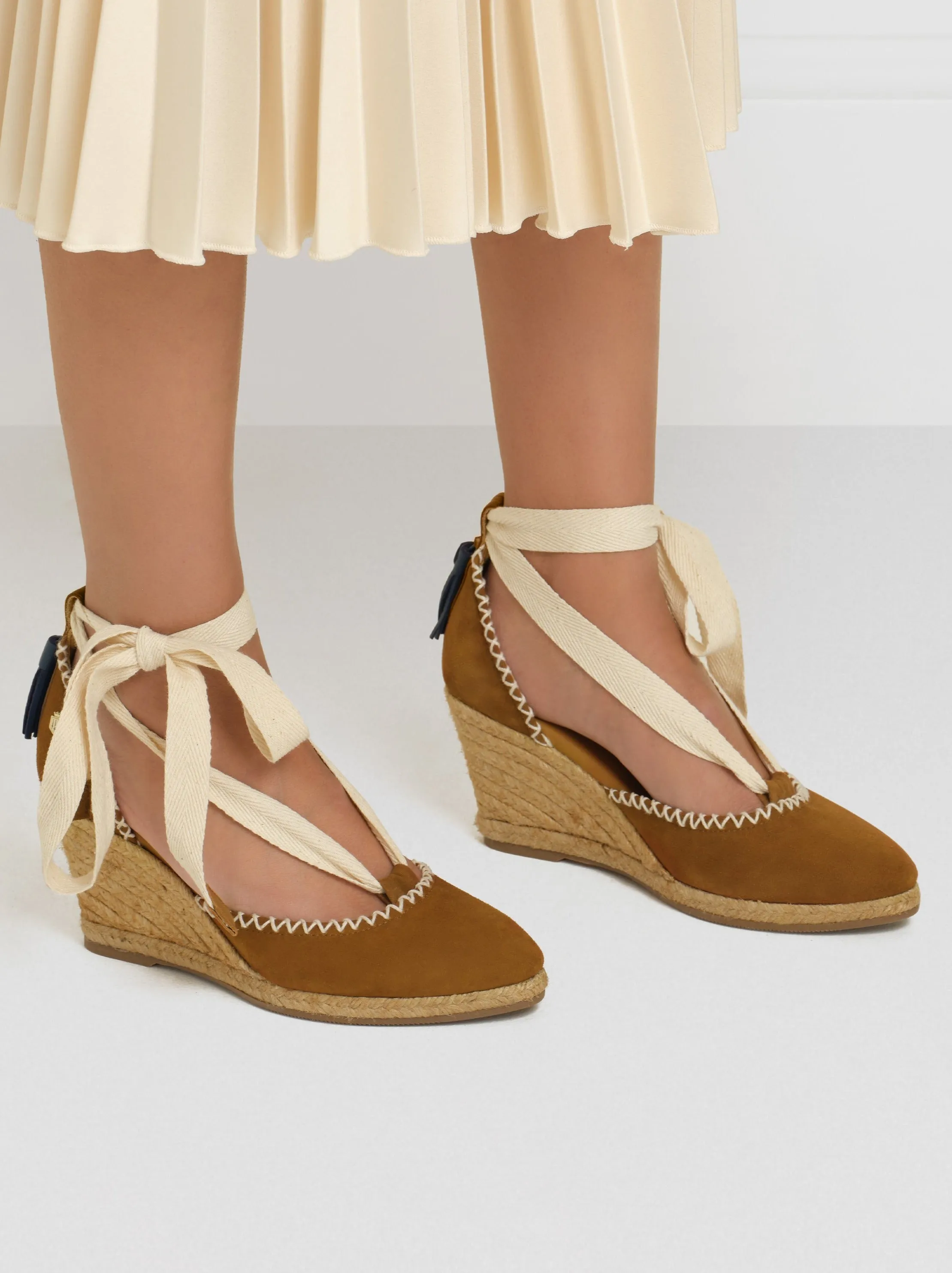 Portofino Wedge - Tan