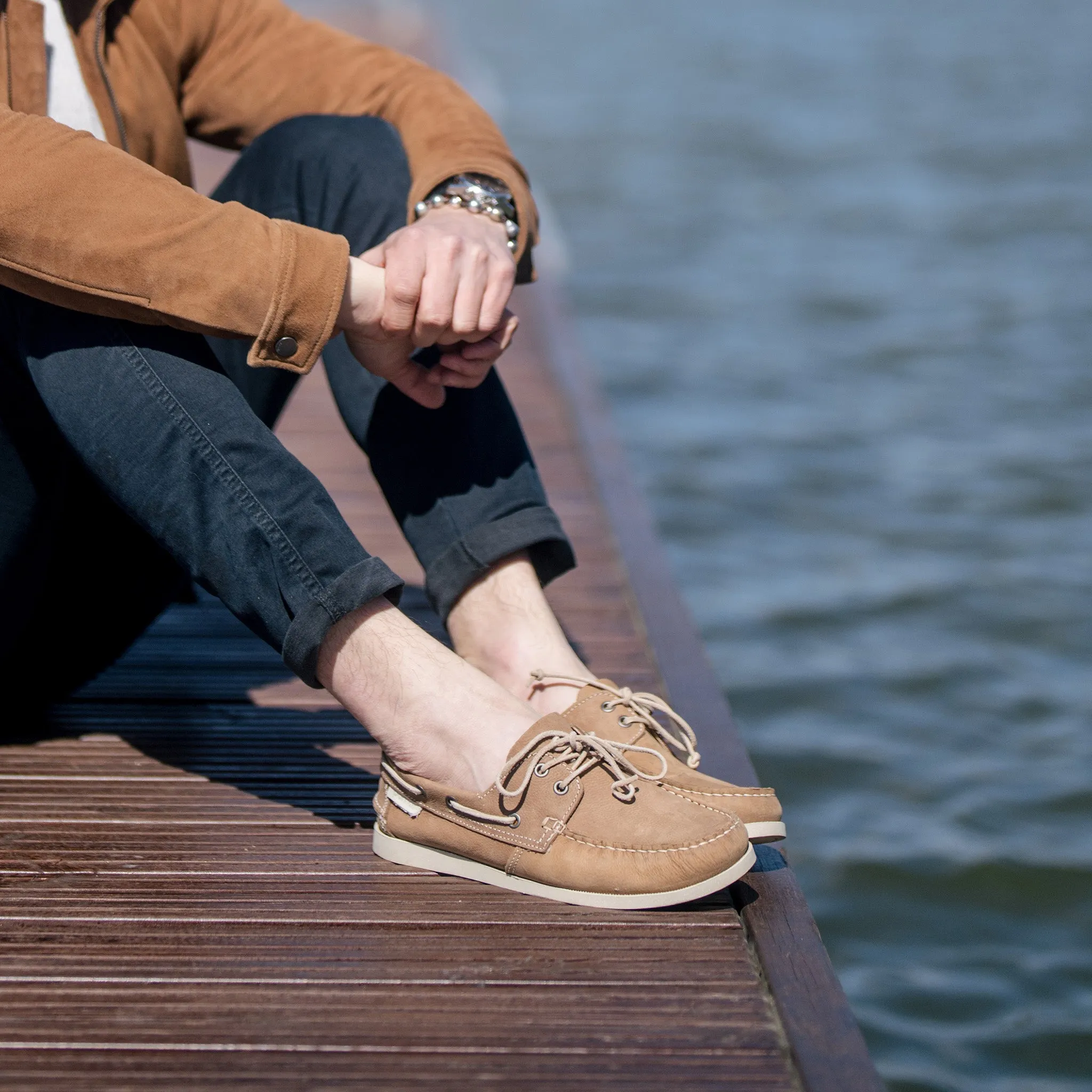 PURSI Men’s Zero Waste boat shoes