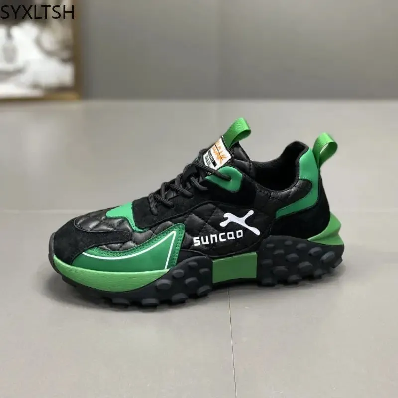 "2024 Men's Chunky Platform Sneakers"