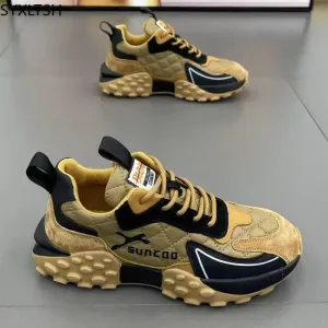 "2024 Men's Chunky Platform Sneakers"