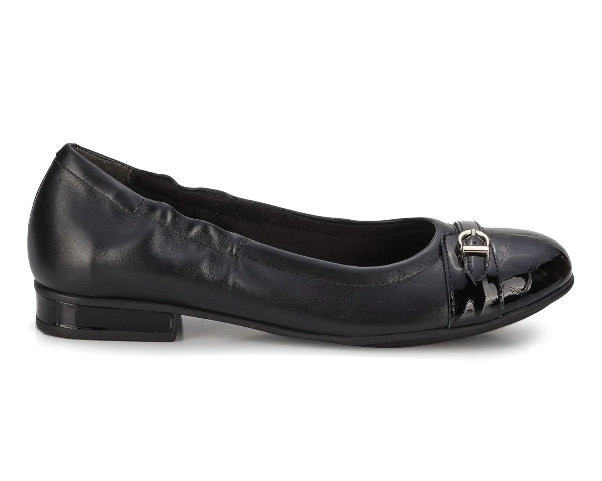 Ros Hommerson Trista Women's Flat Slip-on Shoes In Black Pat