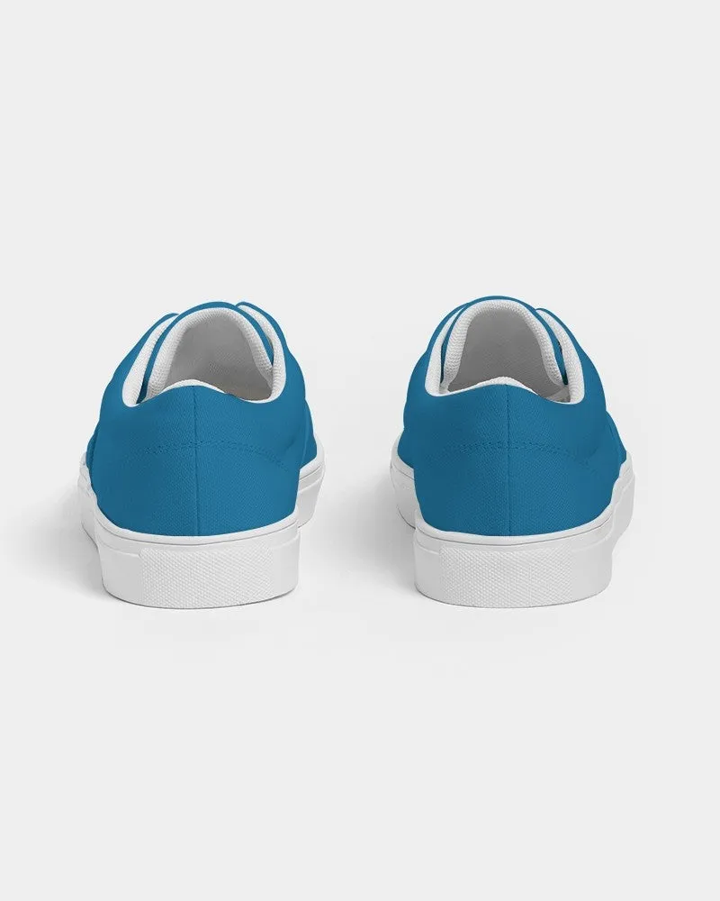 Shaded Cyan Canvas Sneakers | Women's | C100M25Y0K30