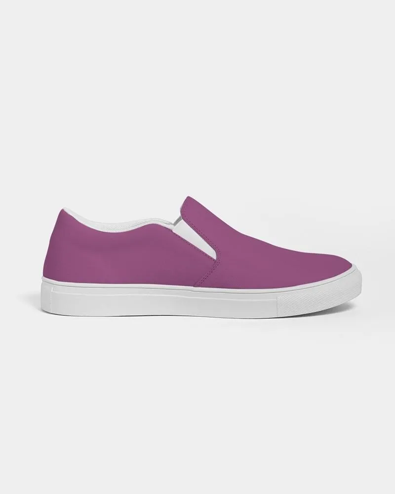 Shaded Midtone Purple Slip-On Canvas Sneakers | Men's | C20M80Y0K30