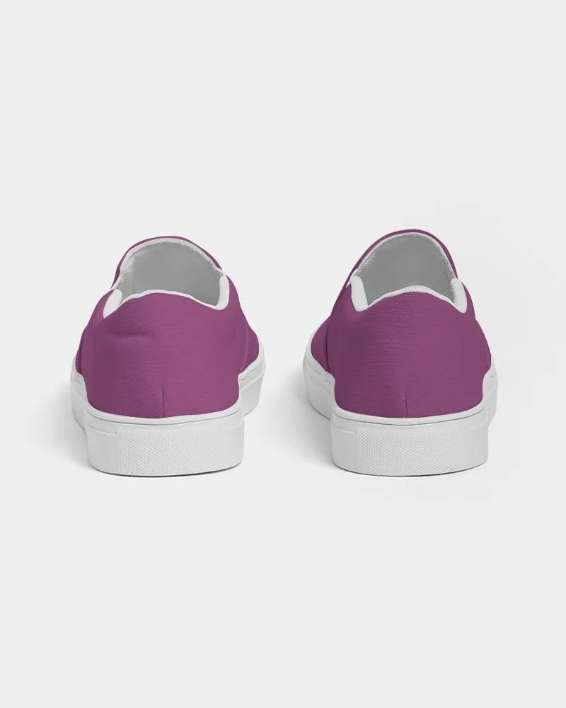 Shaded Midtone Purple Slip-On Canvas Sneakers | Men's | C20M80Y0K30