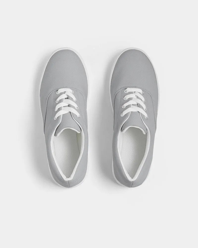 Shaded Pale Gray Canvas Sneakers | Women's | C0M0Y0K30