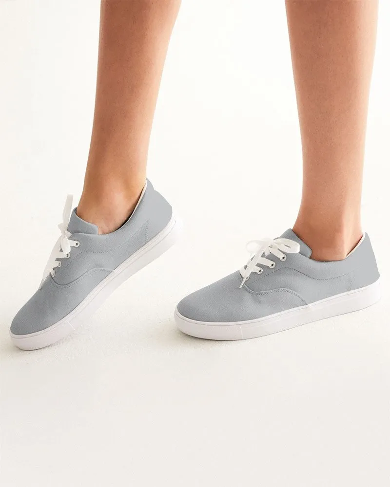 Shaded Pale Gray Canvas Sneakers | Women's | C0M0Y0K30