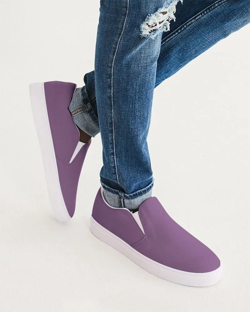 Shaded Pastel Purple Slip-On Canvas Sneakers | Men's | C30M60Y0K30