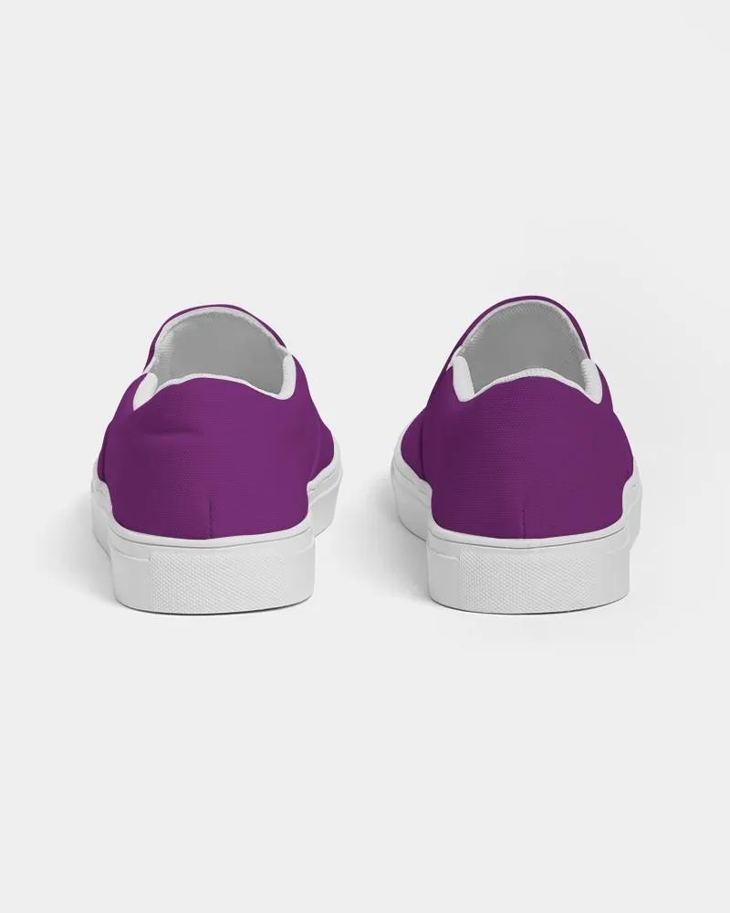 Shaded Purple Slip-On Canvas Sneakers | Men's | C50M100Y0K30