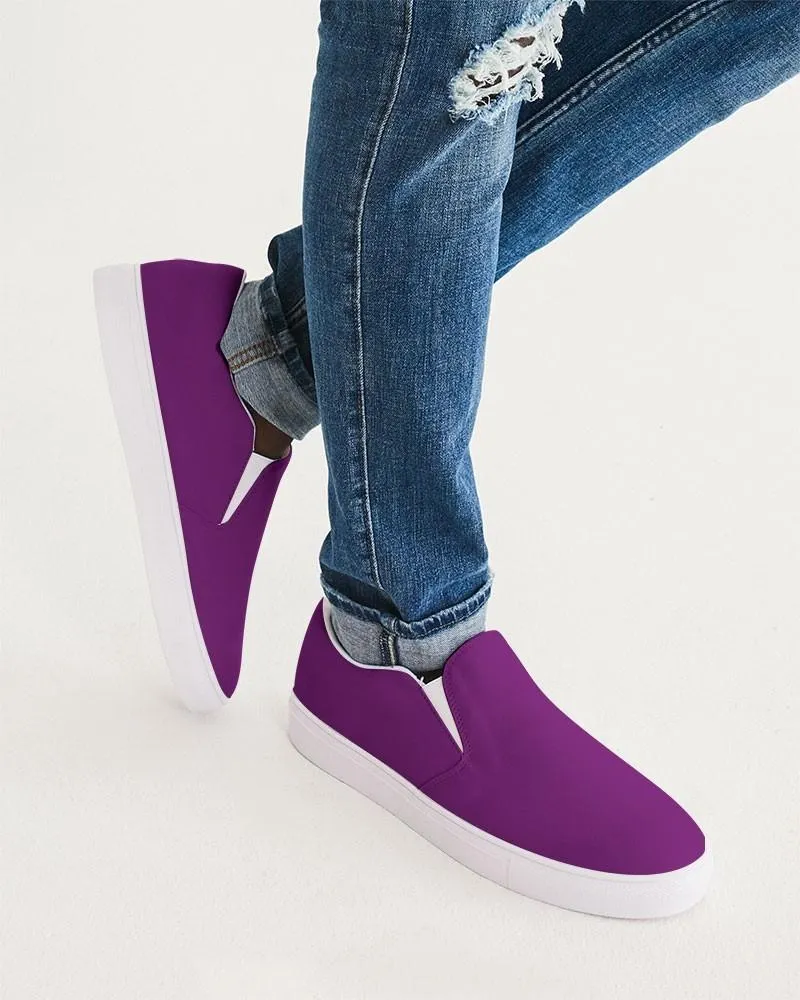 Shaded Purple Slip-On Canvas Sneakers | Men's | C50M100Y0K30