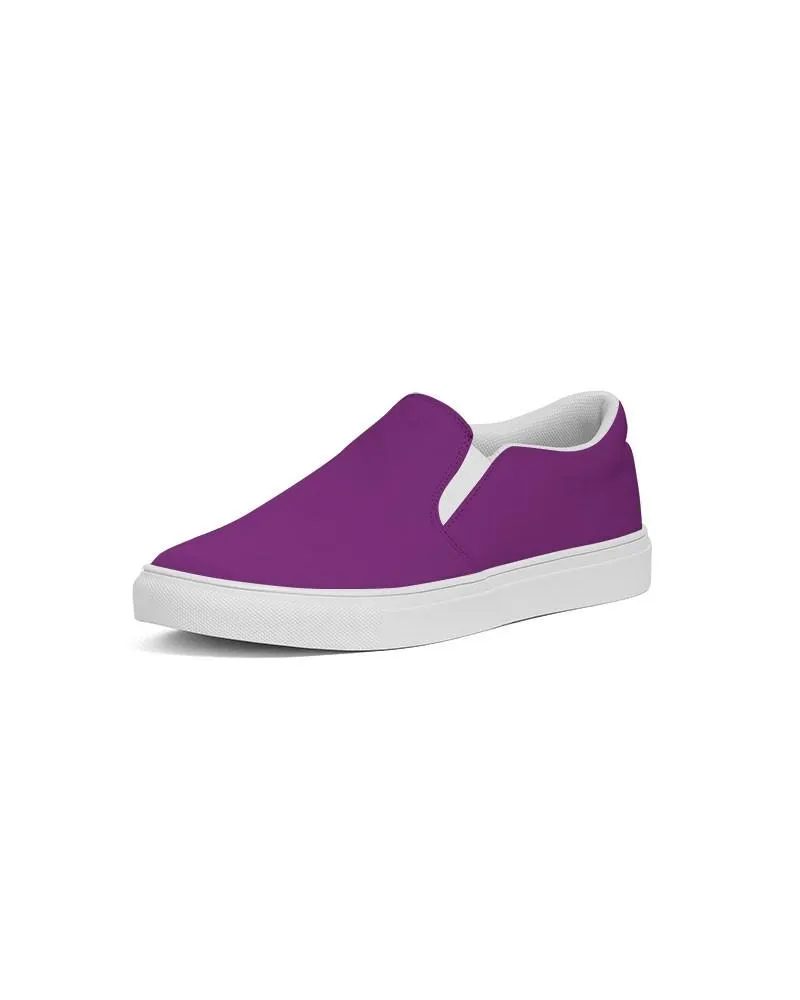 Shaded Purple Slip-On Canvas Sneakers | Men's | C50M100Y0K30