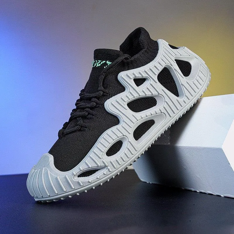 Stylish Canvas Lace-Up Sneakers with Breathable Design