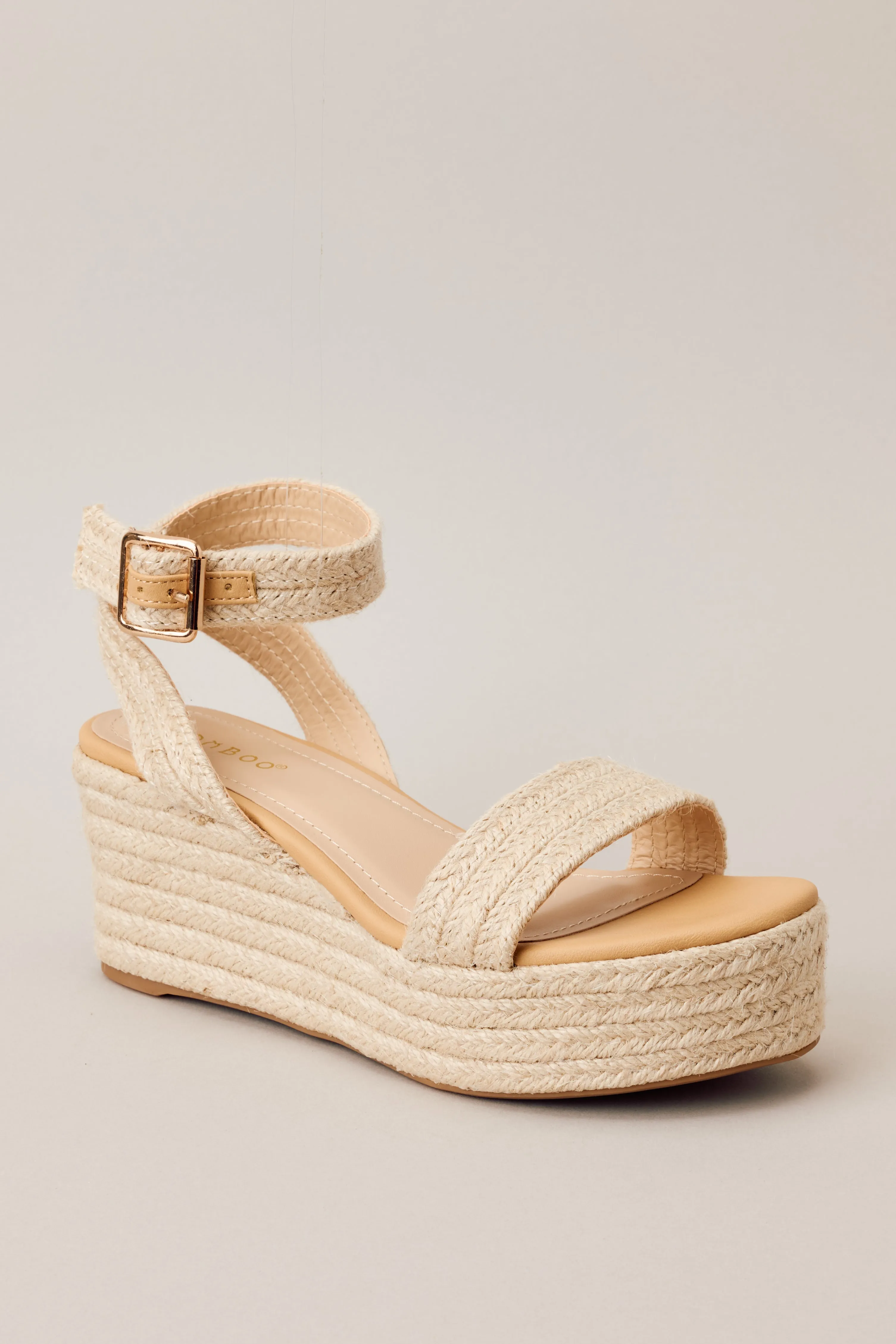 Sunny Steps Espadrille Platform Wedge Sandals