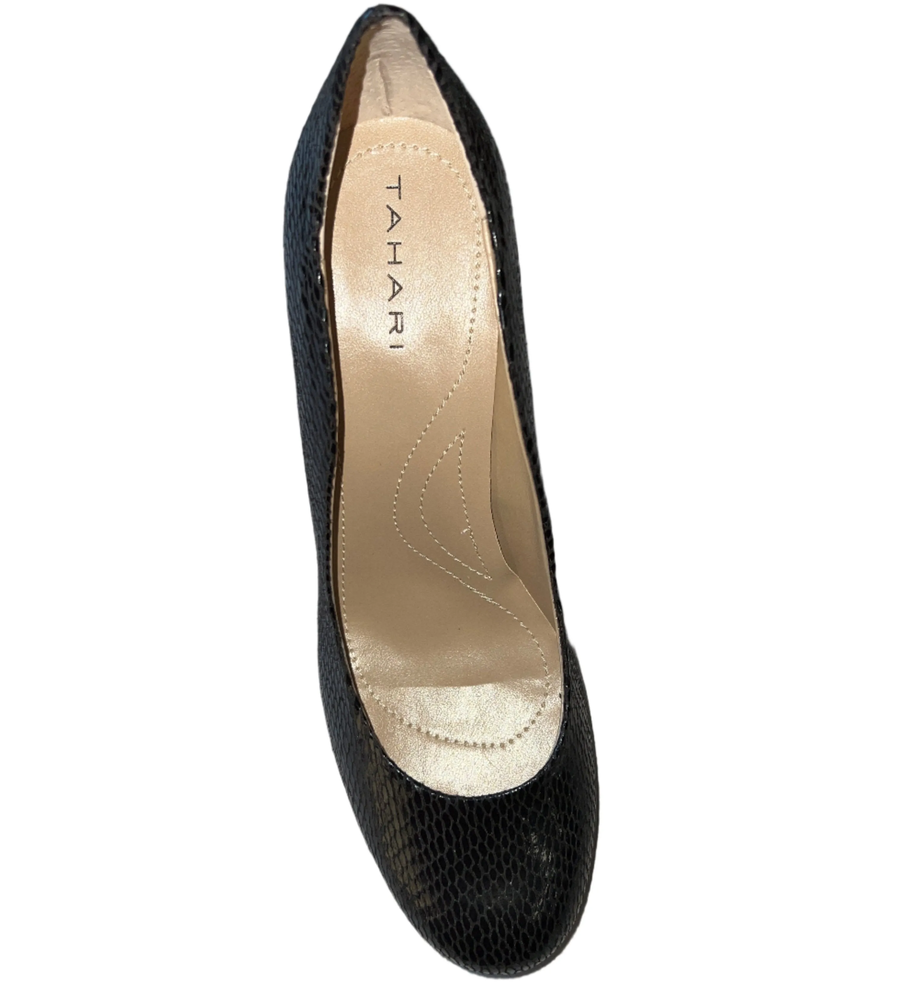 TAHARI Women's  •Colete• Scallop-edge Platform Pump