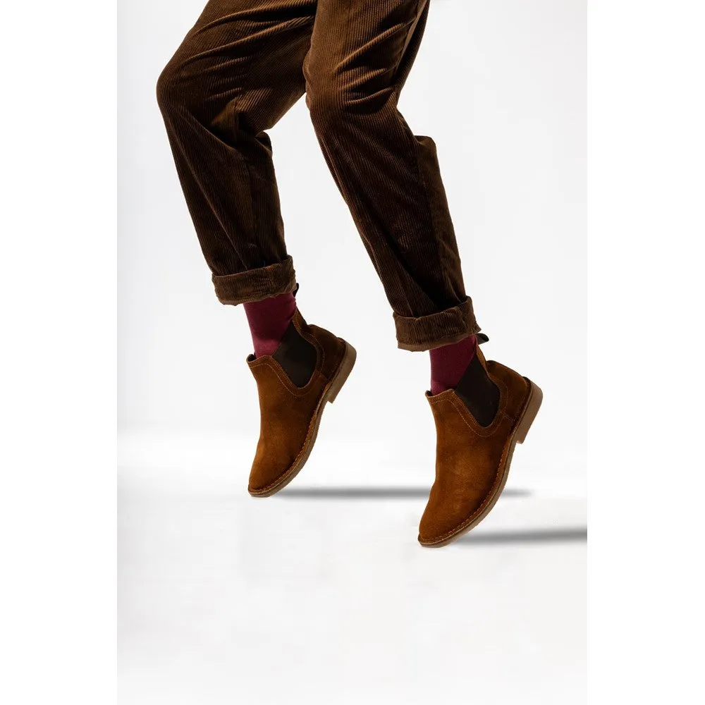 Tan Shaun Suede Chelsea Boots