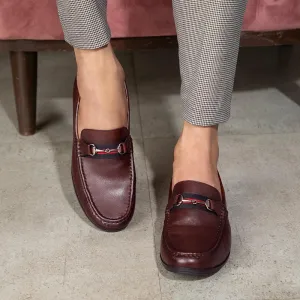 The Crada Brown Men's Leather Driving Loafers Tresmode