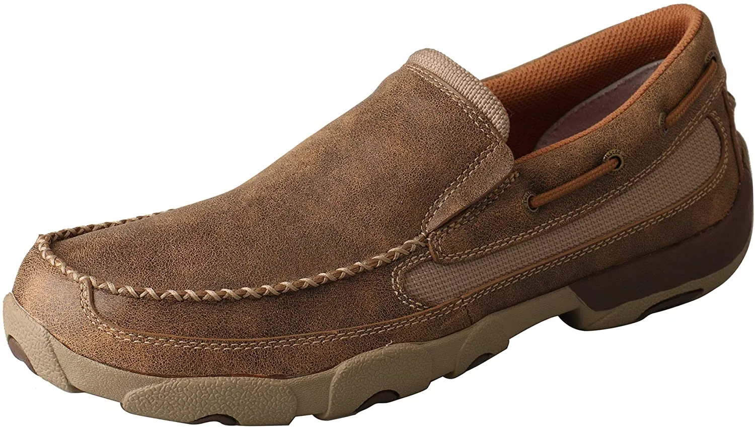 Twisted X Men's Original Slip-On Driving Moc, Bomber/Bomber, 13 M