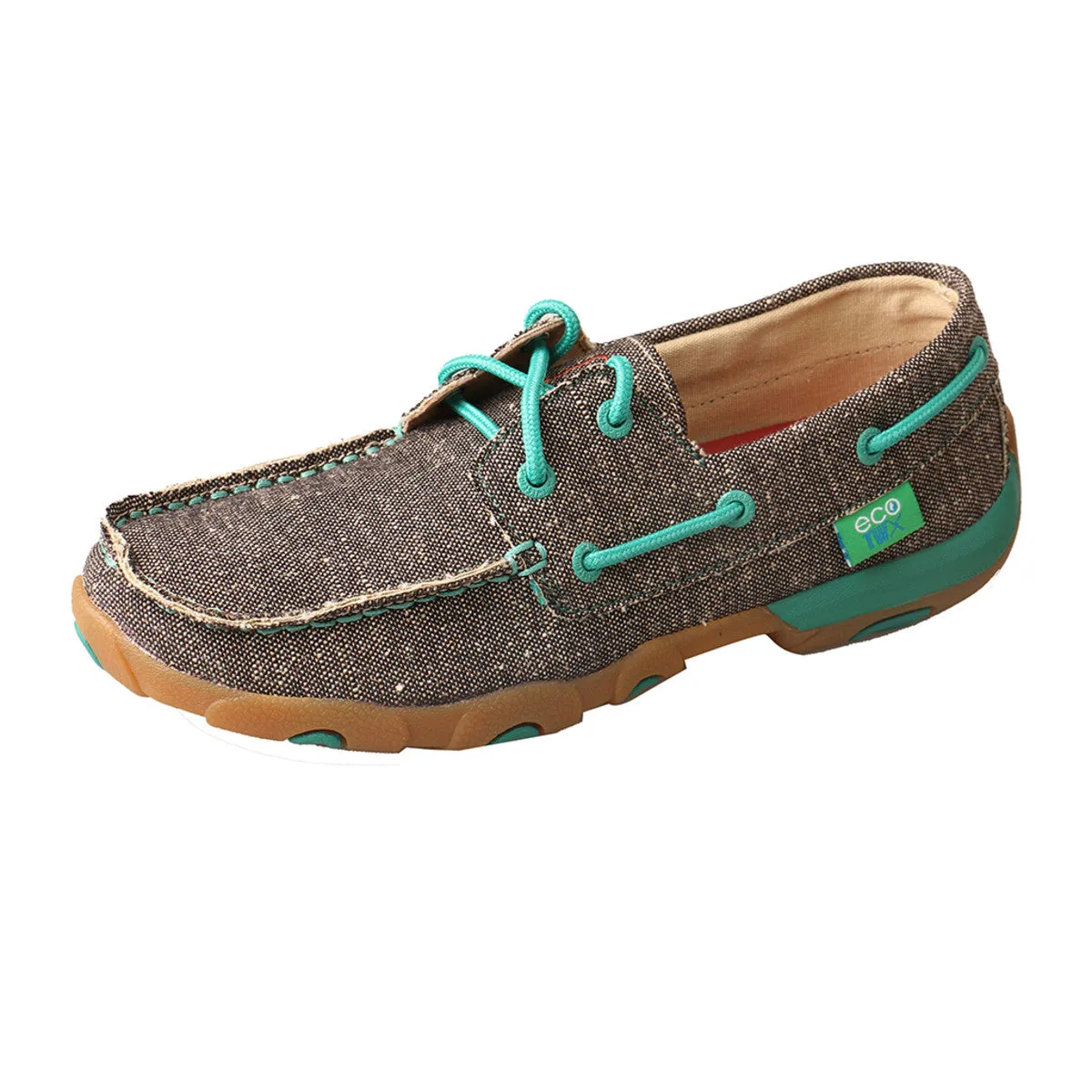 Twisted X Women's Boat Shoe Driving Moccasins