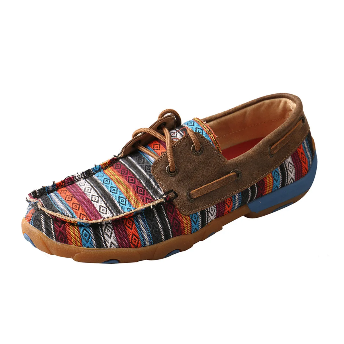 Twisted X Women's Boat Shoe Driving Moccasins