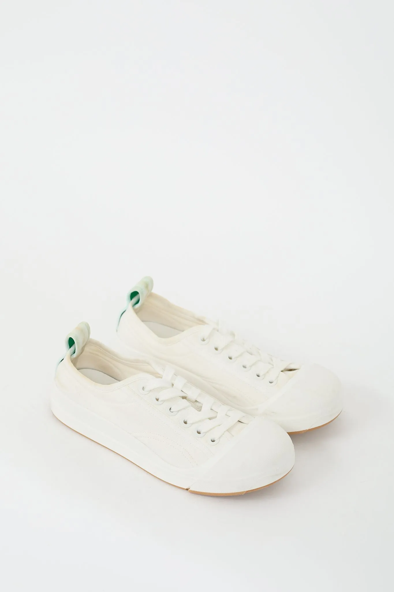 White Canvas Vulcan Sneaker