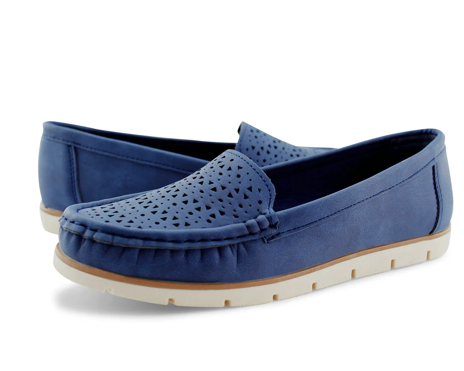 Womens Penny Loafers Slip on Flat