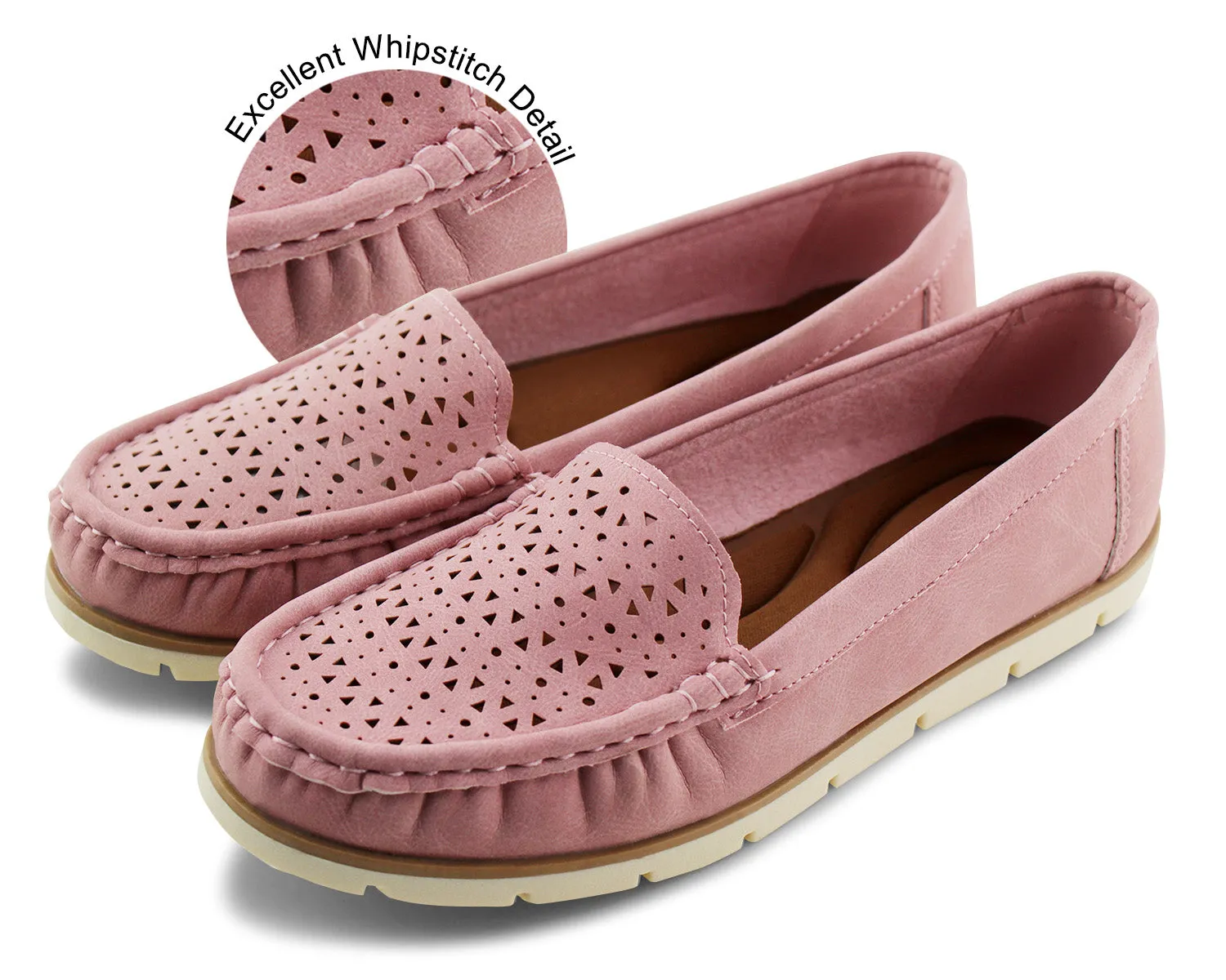 Womens Penny Loafers Slip on Flat